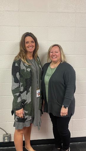 Tiff Oswald and Lisa King pose for a photo.