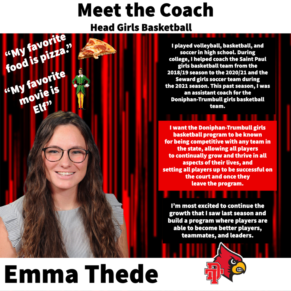 Emma Thede Takes Head Coaching Position of Girls Basketball 