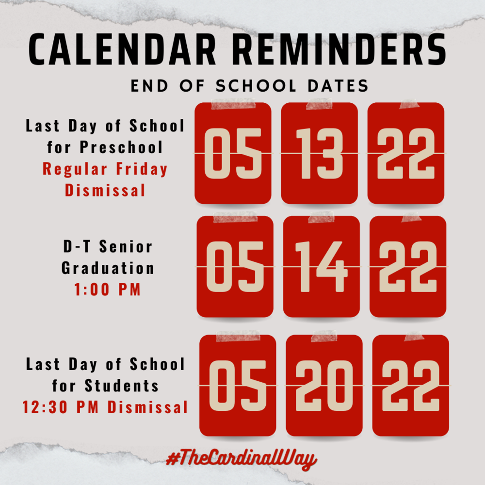 End Of School Year Dates Doniphan Trumbull Public School End Of School Year Dates Doniphan Trumbull Public School