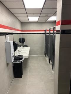 New bathrooms