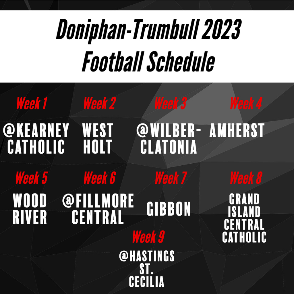 2023 Football Schedule